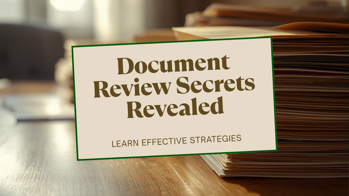 Disclosure review outsourcing: document folders and files being reviewed