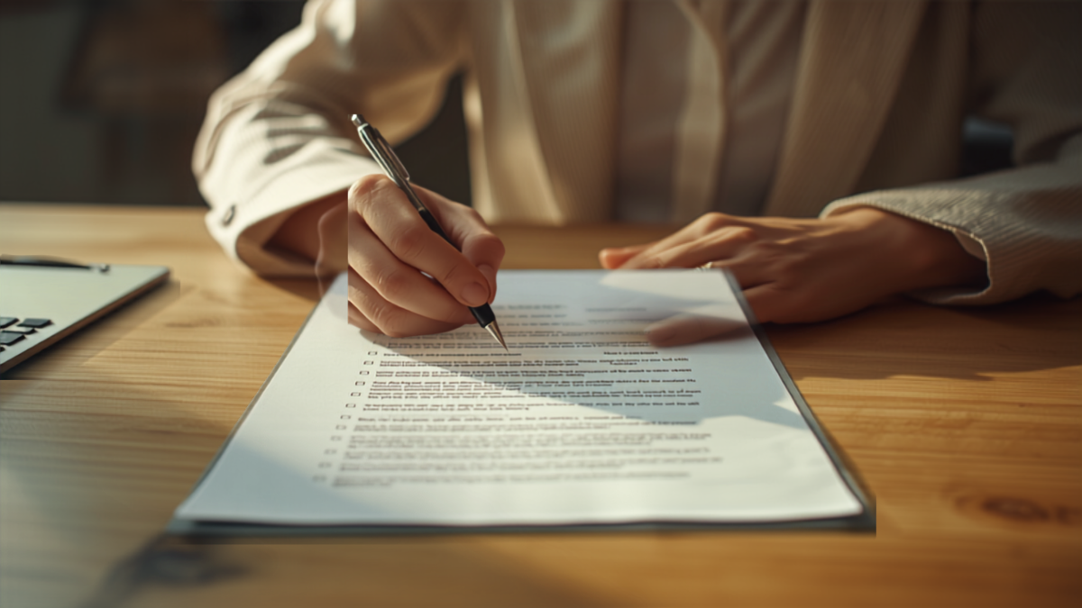 SRA compliance outsourcing: a compliance officer reviewing a contract